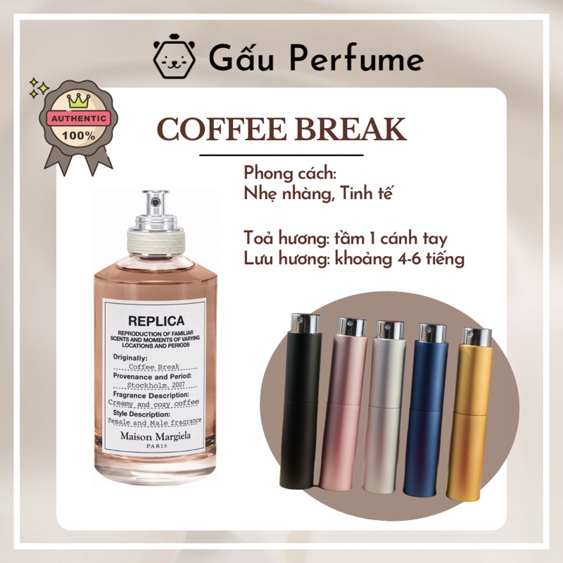 Mẫu thử chính hãng Coffee Break 10ML