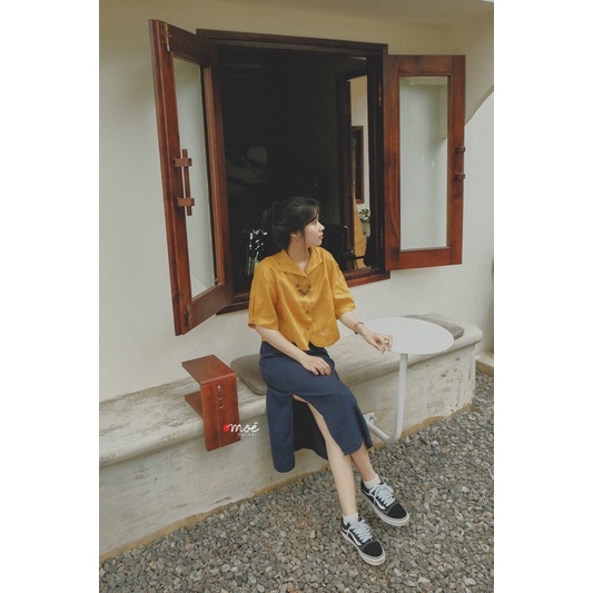 Chân váy xẻ tà Kimi - Kimi dress