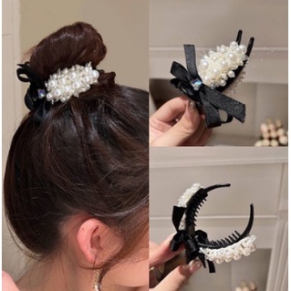 Kẹp tóc HAIMEIKANG đính ngọc trai phong cách thời trang Hàn Quốc