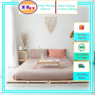 Giường pallet gỗ thông,Giường gấp gọn thông minh nhiều kích thước