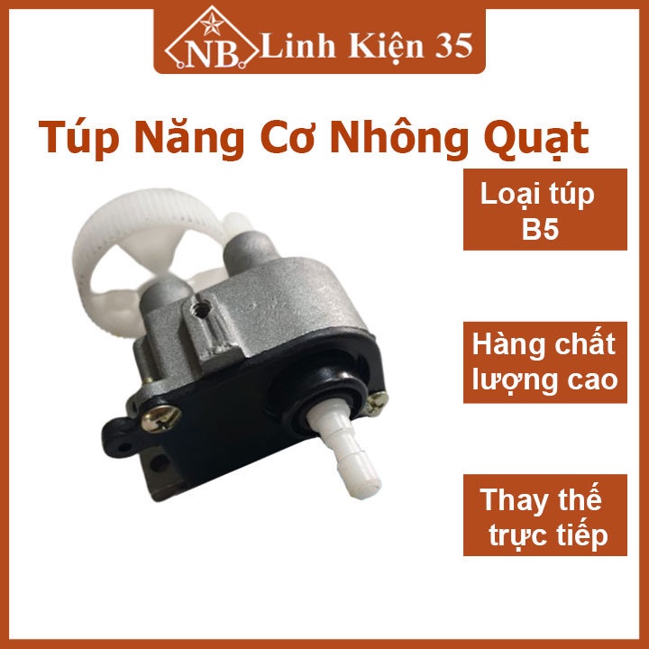 Nhông quạt B5 nhôm, bộ nhông đảo, túp năng quạt máy hàng tốt, độ bền cao