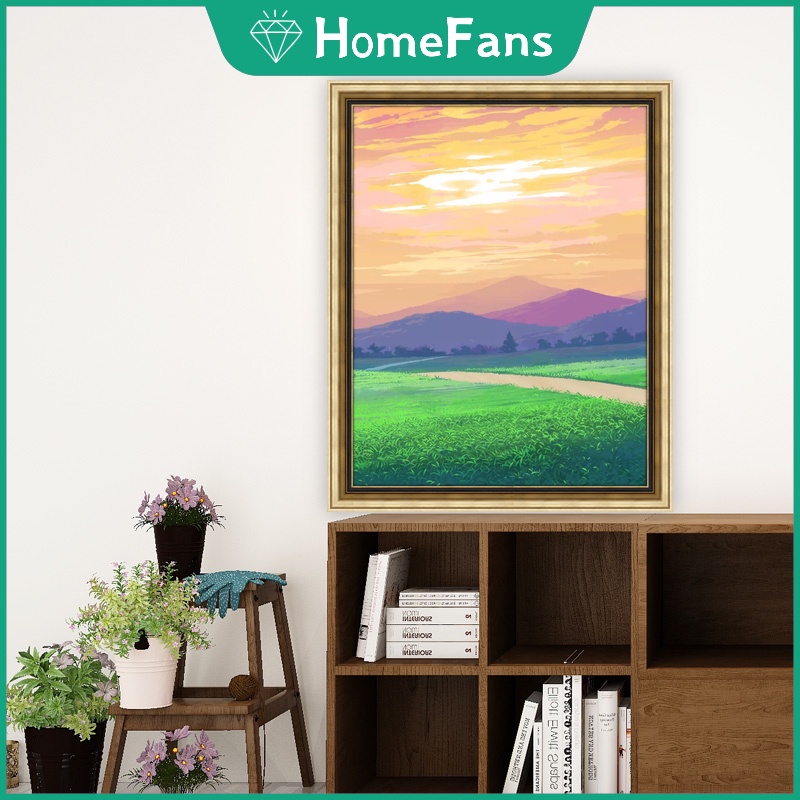 Bộ Tranh Đính Đá 5D Tự Làm Hình Phong Cảnh 30x40cm / 40x50cm
