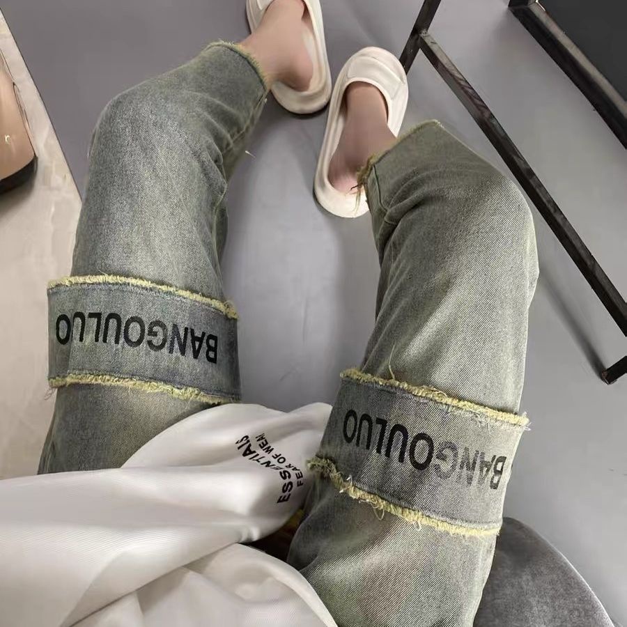 LEVIS Quần Jean denim Ống Suông Cắt Thẳng Màu Vàng Phong Cách retro Mỹ Cho Nam Và Nữ