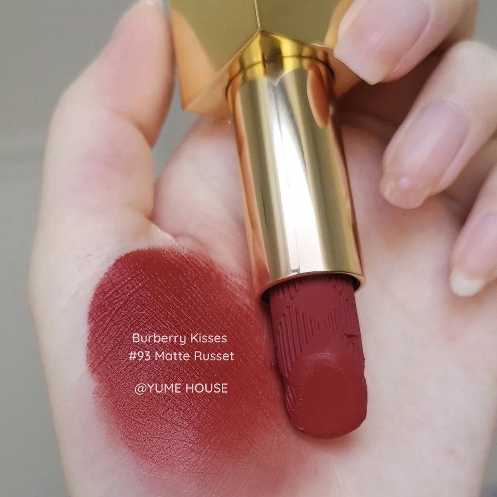 Son Burberry Kisses #93 Matte Russet vỏ vàng new 2022