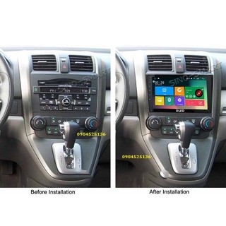 Màn hình android oled pro a5 xe honda crv 2009 2011 chip 8x ram 2gb bộ nhớ 32gb lắp sim 4g thu phát wifi oledpro a5