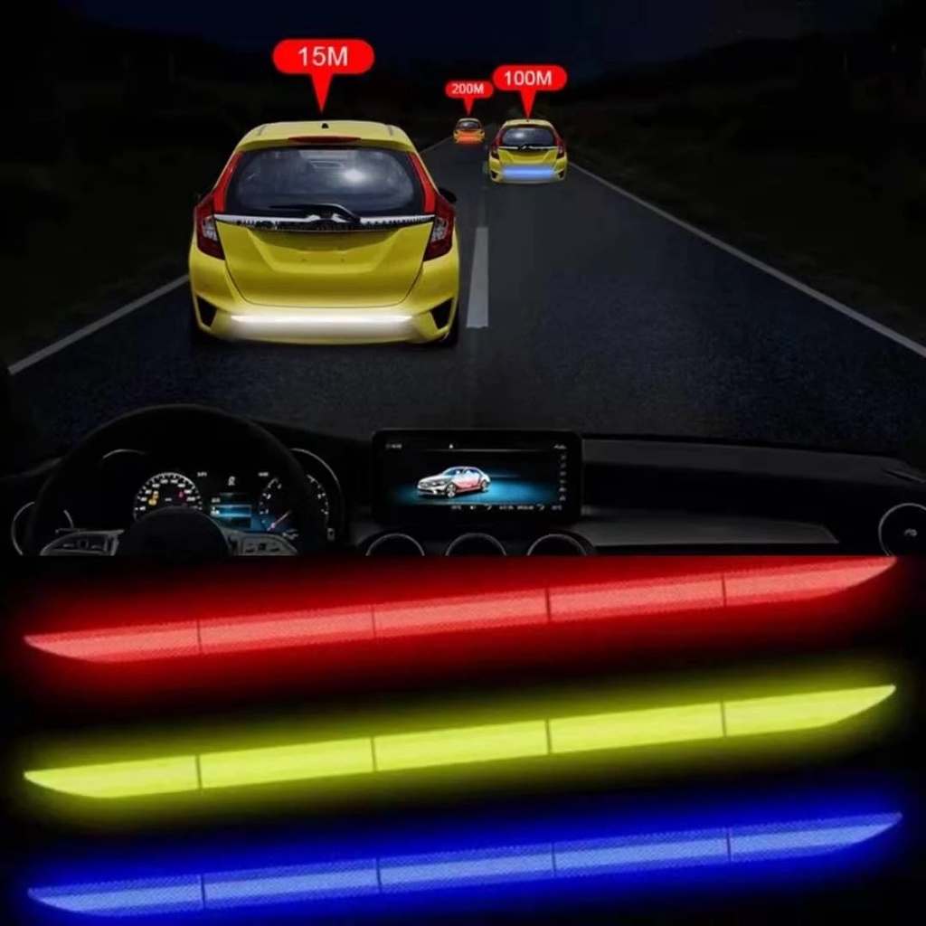 Miếng Dán Phản Quang Phản Quang Mới Bảo Vệ Thân Xe Hơi