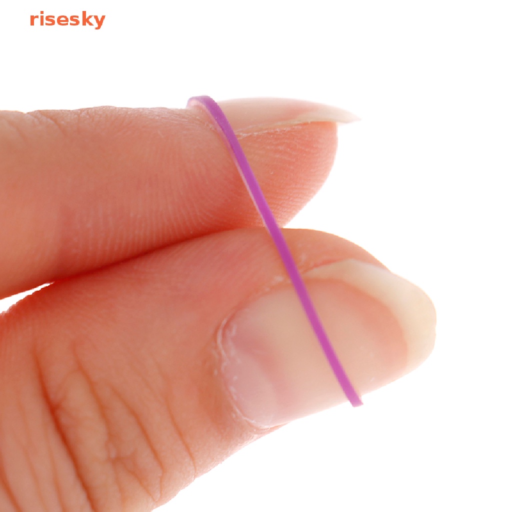 Set 100 Dây Thun Buộc Tóc Chỉnh Hình Nhiều Màu Sắc