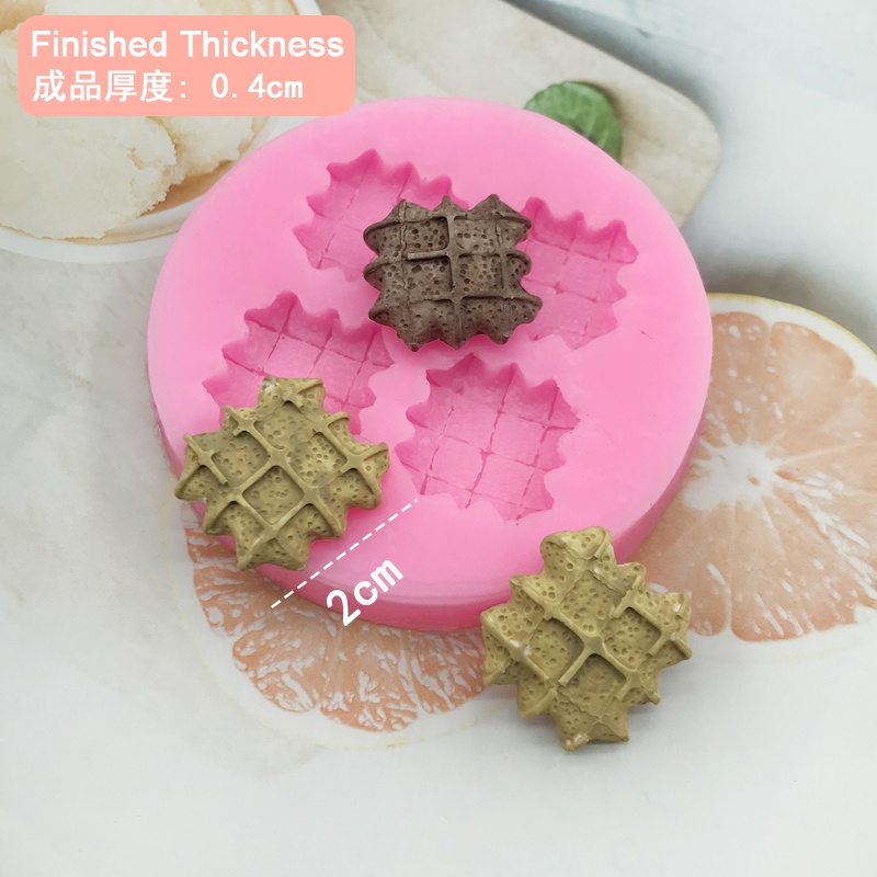 Khuôn Làm Bánh Waffles / Chocolate / Bánh Donut Bằng Silicon Mềm Sáng Tạo