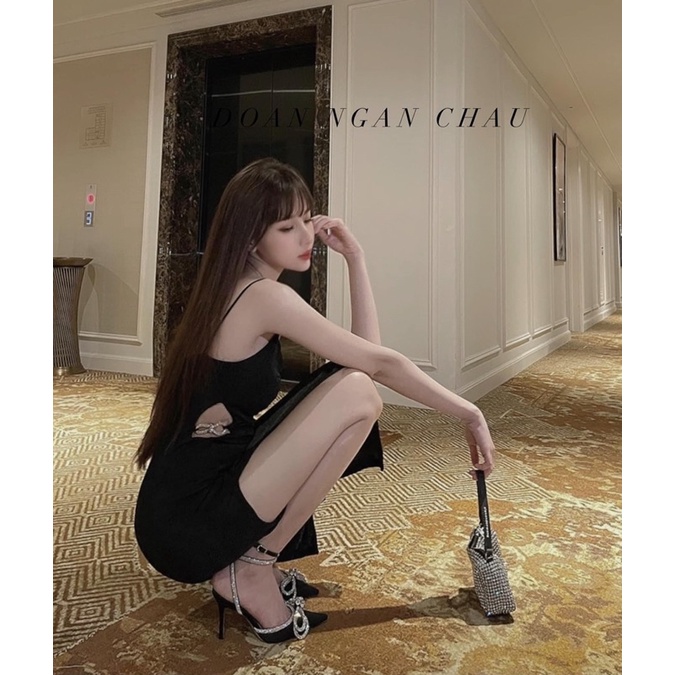 ĐẦM BODY 2 DÂY KHOÉT EO TÔN DÁNG