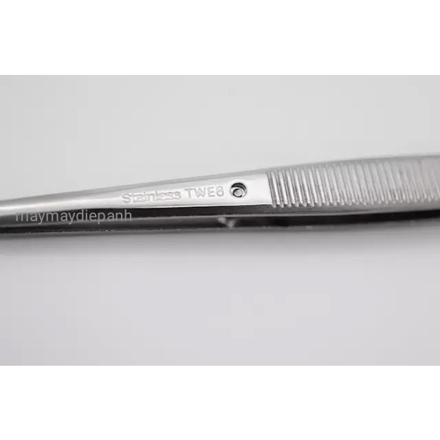 Nhíp gắp chỉ cong AKITON CAO CẤP Stainless TWE6 dài