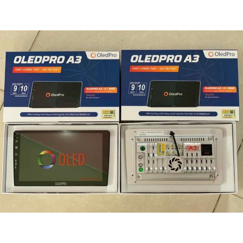 Màn Hình Android OLED PRO A3 theo xe Ford Transit 2011 - 2022, 9 inch và 10 inch kèm dưỡng và jack zin