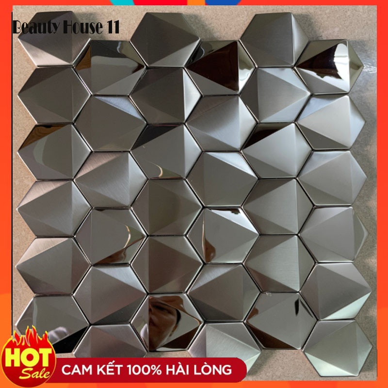 Gạch mosaic inox trang trí quán bar, khách sạn trang trí nhà cửa