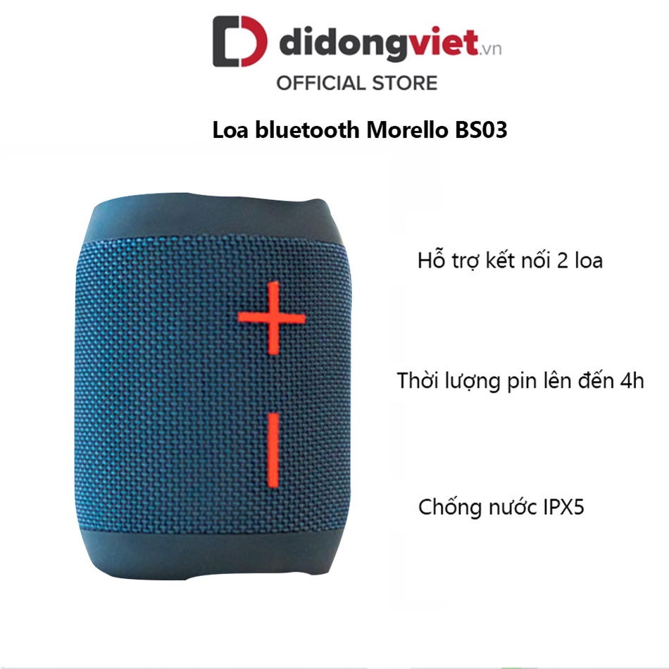 Loa bluetooth TWS Morello BS03 Chính Hãng
