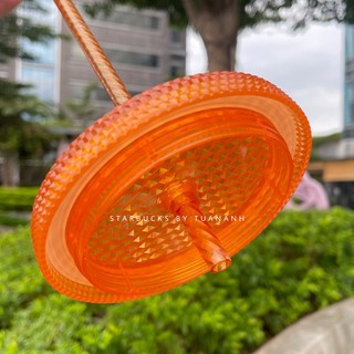 [Chính hãng] Ly Starbucks Studded Bling Orange 710ml