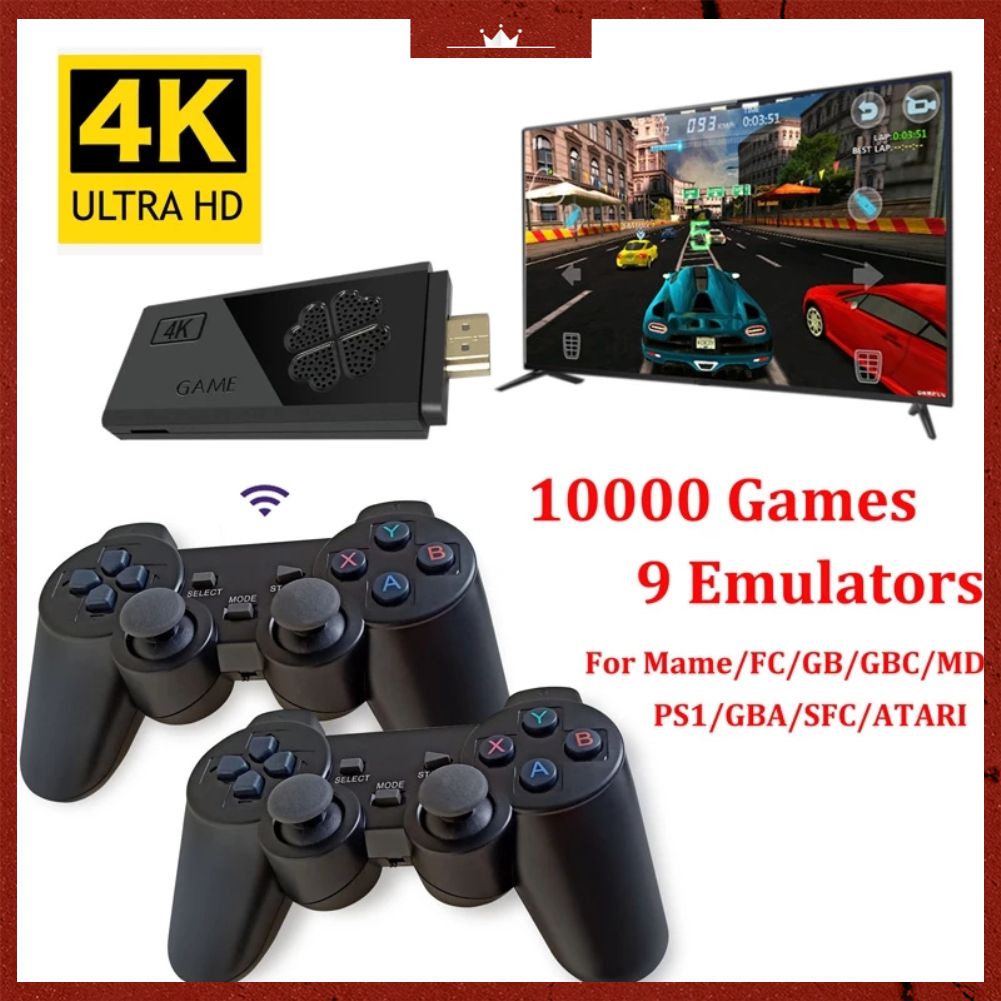 Máy Chơi game X6 4k Không Dây 15000 Trò Chơi Cổ ĐiểN + 2.4g KèM Phụ KiệN