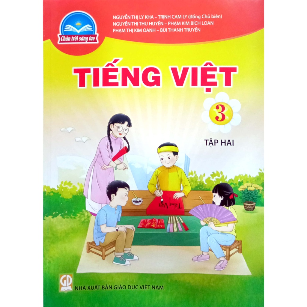 Sách giáo khoa Tiếng Việt 3 tập 2 - Chân Trời Sáng Tạo - Bán kèm bao sách