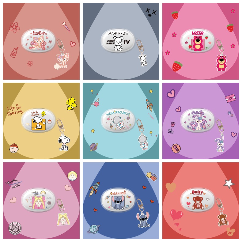 BASEUS Vỏ Bảo Vệ Hộp Sạc Tai Nghe TWS Bowie E2 Bằng TPU Mềm Trong Suốt + Dây Đeo Chống Sốc Đơn Giản