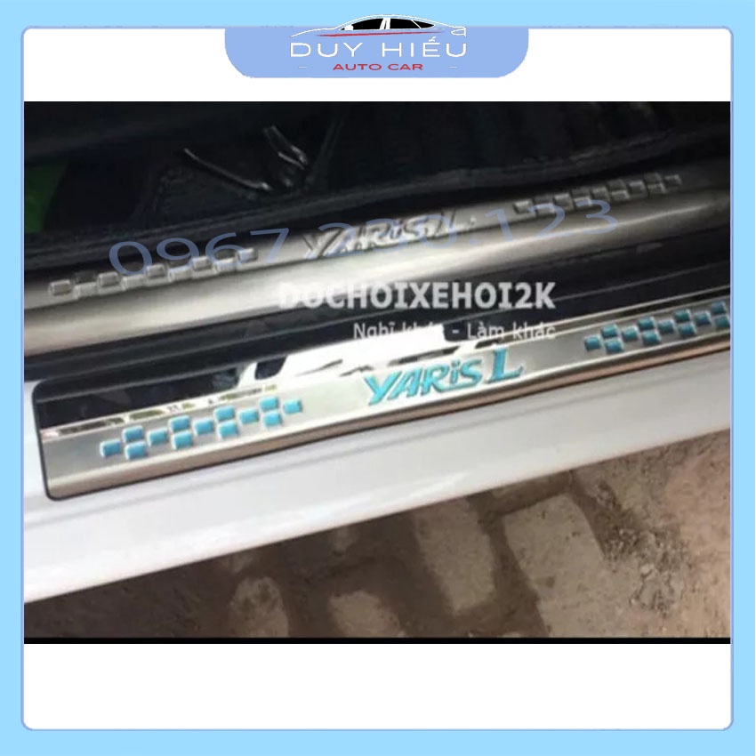 Ốp bậc trong và ngoài xe Yaris
