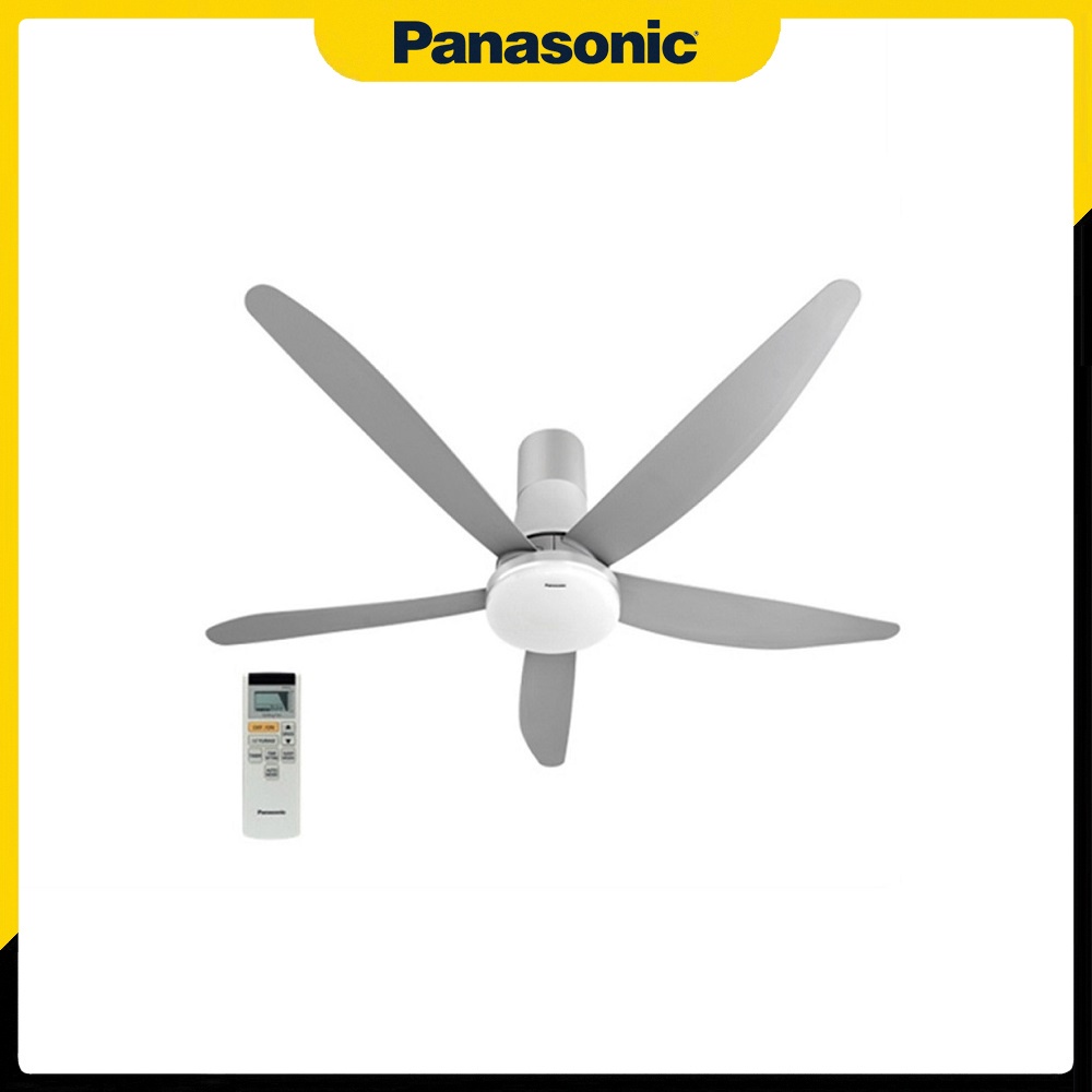 Quạt trần Panasonic F-M15GW | 5 cánh, có đèn trang trí, Quạt Trần Chính Hãng Panasonic nhập khẩu Malaysia