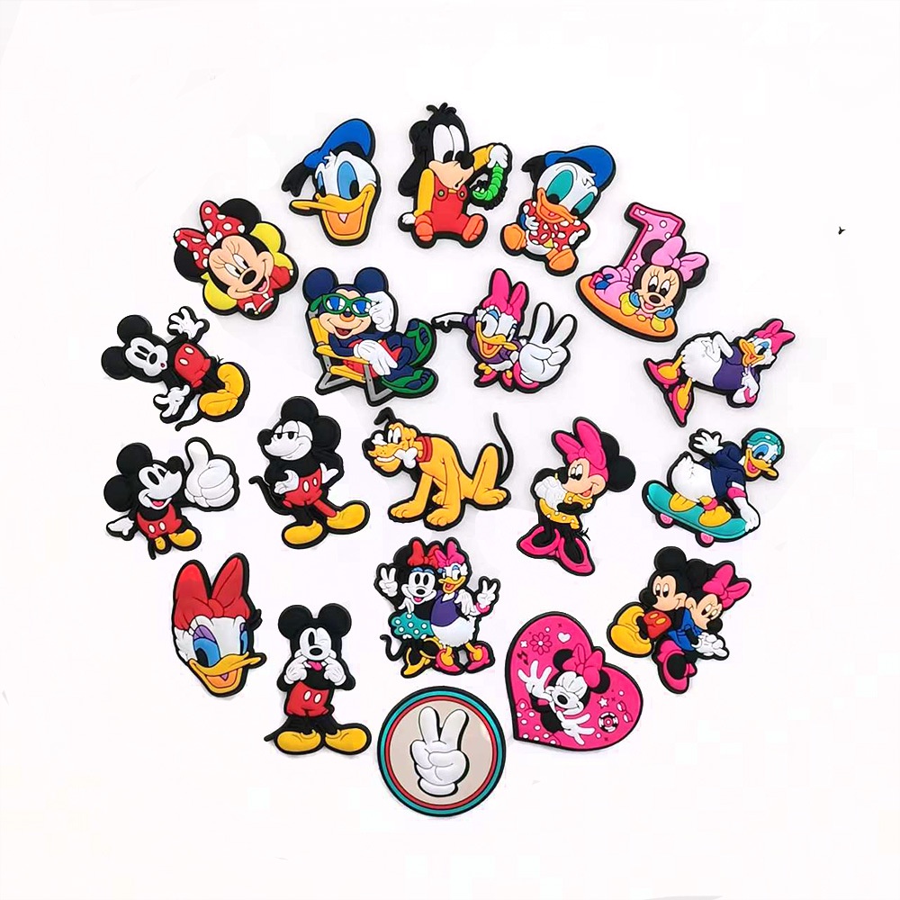 DISNEY Dễ Thương Ghim Trang Trí Hình Chuột mickey / minnie / Vịt donald / Cún / Chuột mickey Cho Trẻ Em charms