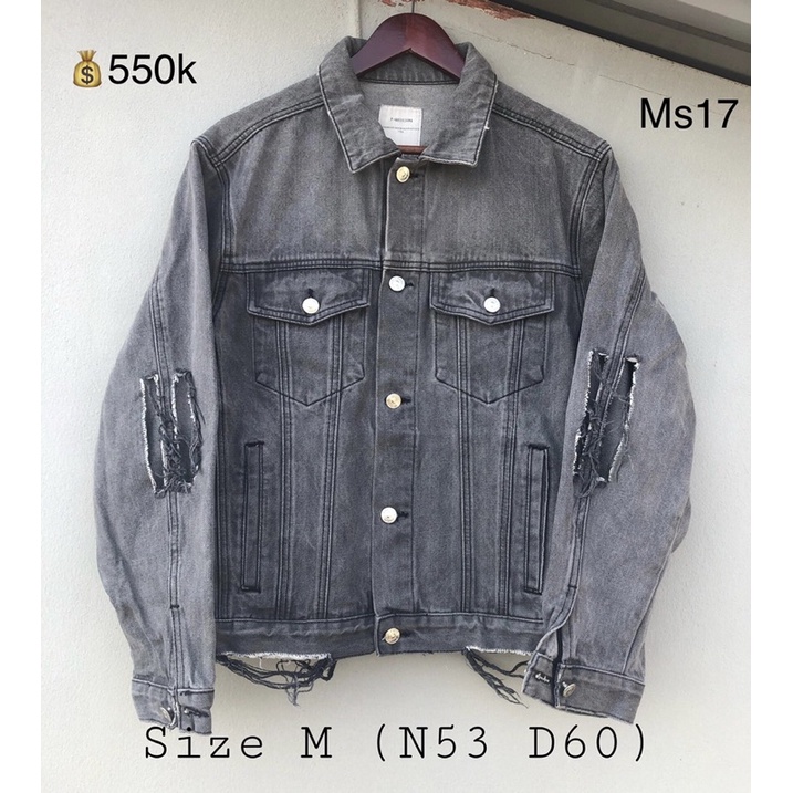 ÁO KHOÁC DENIM JEANS 2HAND CÓ SẴN