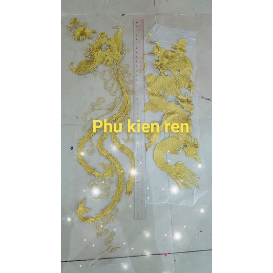 Rồng thêu cao cấp hàng quảng châu