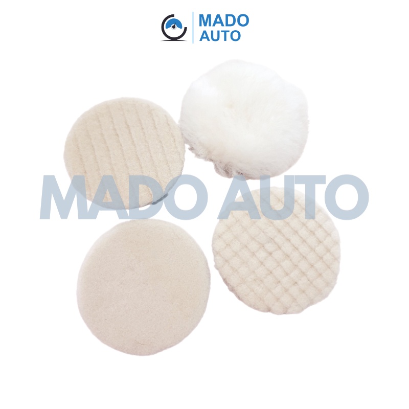 Phớt lông cừu 3 inch đế dán MADO AUTO