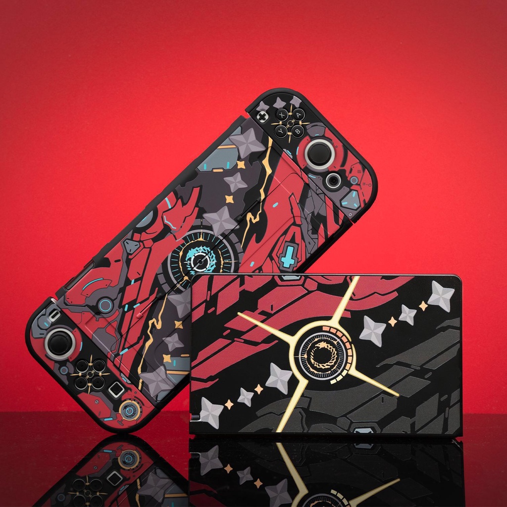 Set Phụ Kiện Túi, Case Máy, Case Dock, Hộp Băng Nintendo Switch Phong Cách Xenoblade 3