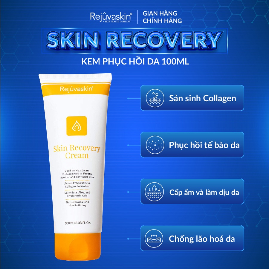 Combo Chăm Sóc Da Kem dưỡng ẩm và phục hồi da Recovery Cream 100ml và SRM  loại bỏ bụi mịn sạch sâu Anti-Pollution 60ml