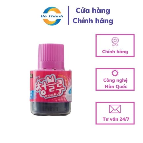 Chai Thả Tẩy Bồn Cầu Toilet Chung Blue 180g Hương Ngàn Hoa - Làm Thơm bồn cầu, Diệt vi khuẩn ký sinh trùng