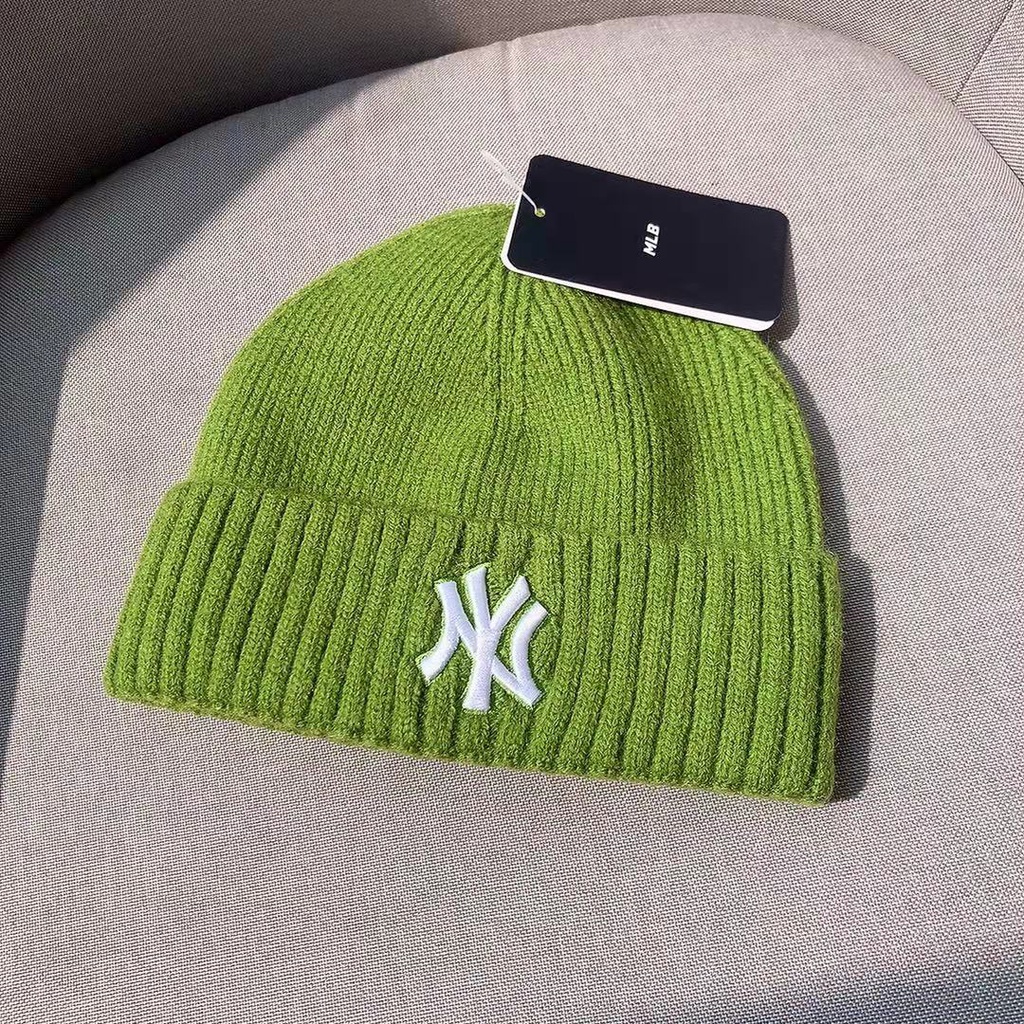 Mũ Len Beanie Nữ Nam Cotton Mềm Dệt Kim Phong Cách Hàn Quốc Dành Cho