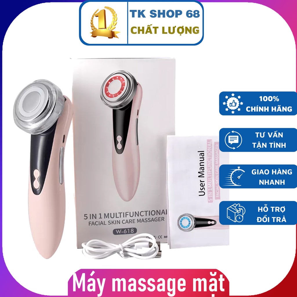 Máy Điện Di Tinh Chất, Đẩy Dưỡng Chất, Máy Tẩy Trang Sạch Sâu - Massage mặt, nâng cơ, dưỡng trắng, tái tạo da