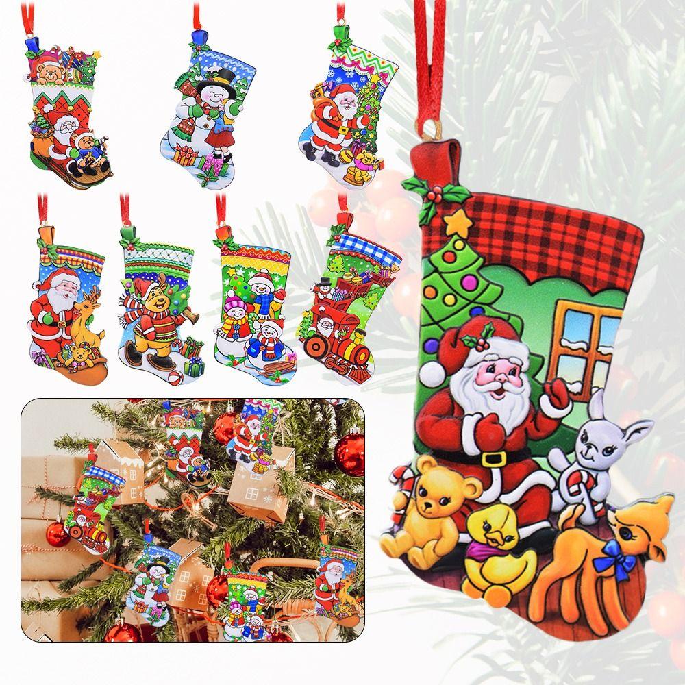 Vớ Giáng Sinh 24 Ngăn Treo Tường Trang Trí Cá Tính