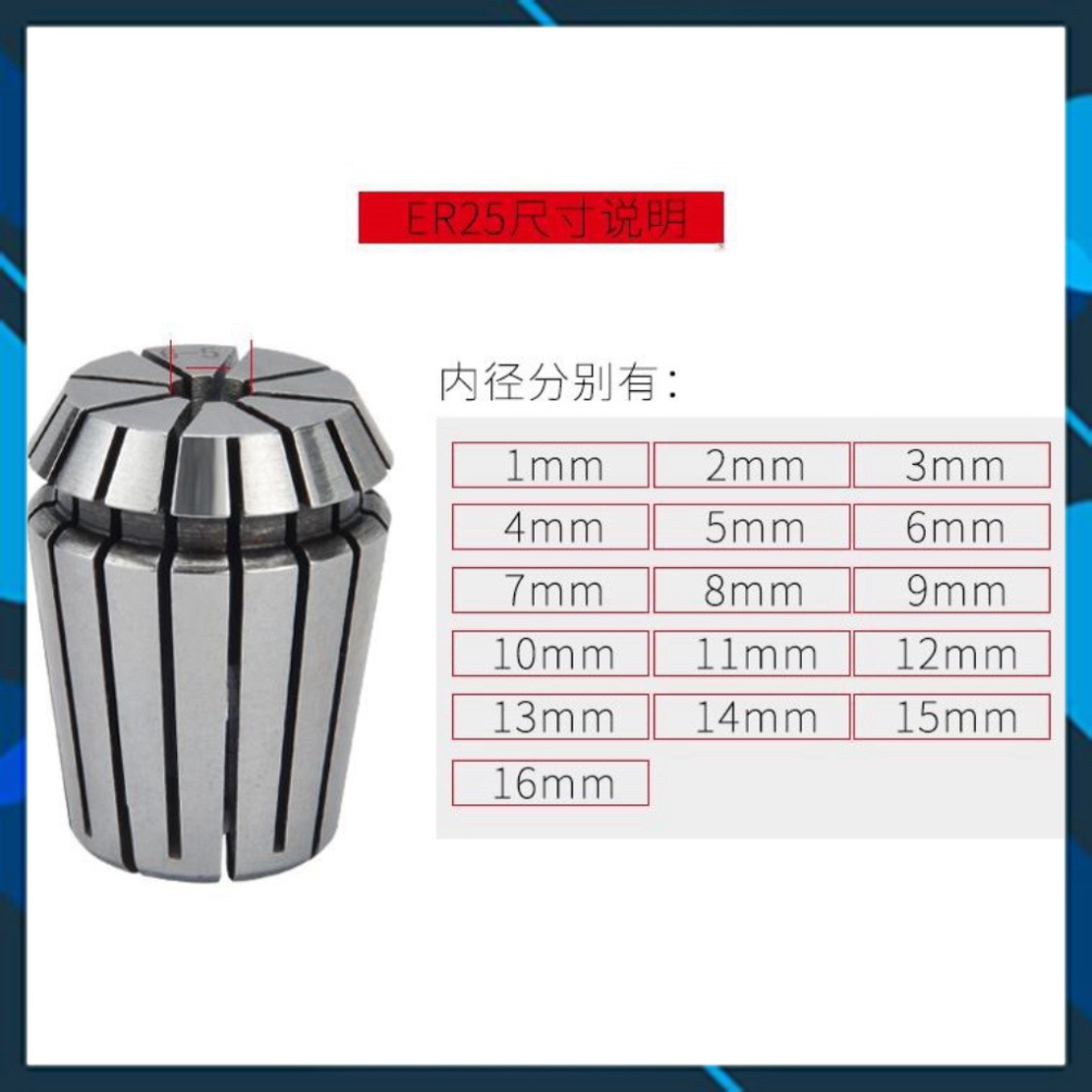 Đầu kẹp mũi CNC  cho ER11, ER16, ER20