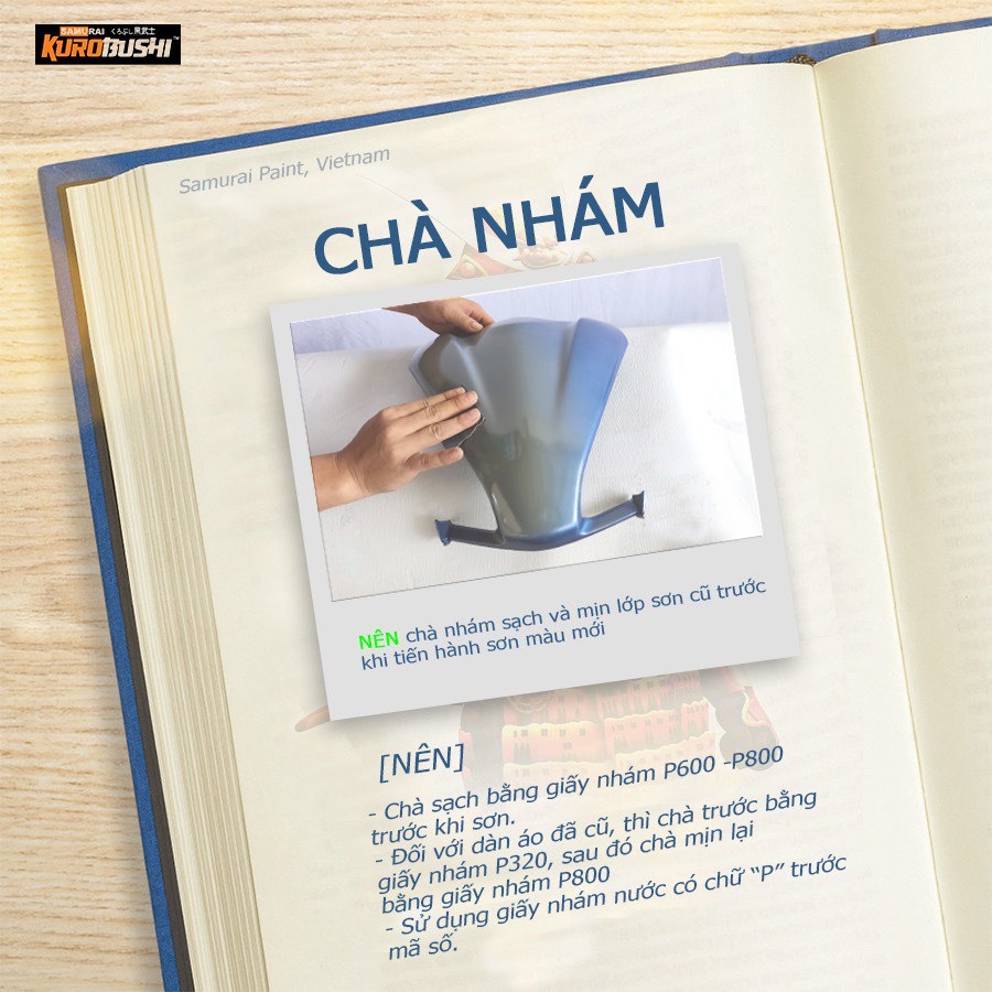 Sơn xịt Samurai đủ loại màu Sơn lót, sơn bóng, sơn chịu nhiệt, sơn pô, sơn chống cháy, sơn xịt xe máy cao cấp