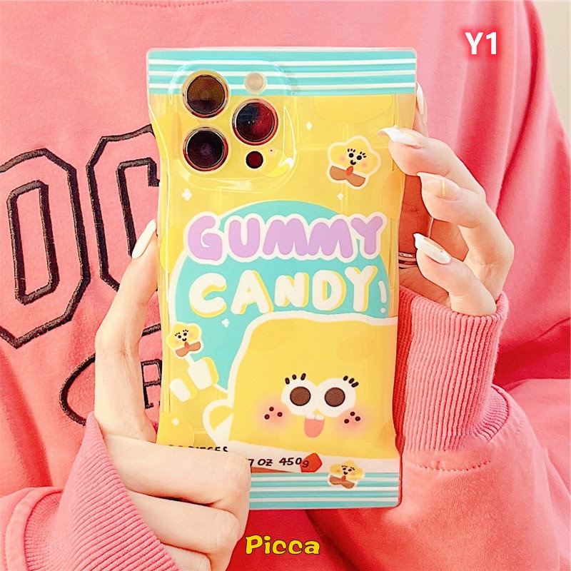 Ốp Điện Thoại Dẻo Họa Tiết Hoạt Hình SpongeBob Cho iPhone 7plus XR 11 12 13 14 Pro Max 8 7 6 6s 14 Plus X Xs Max SE 2020