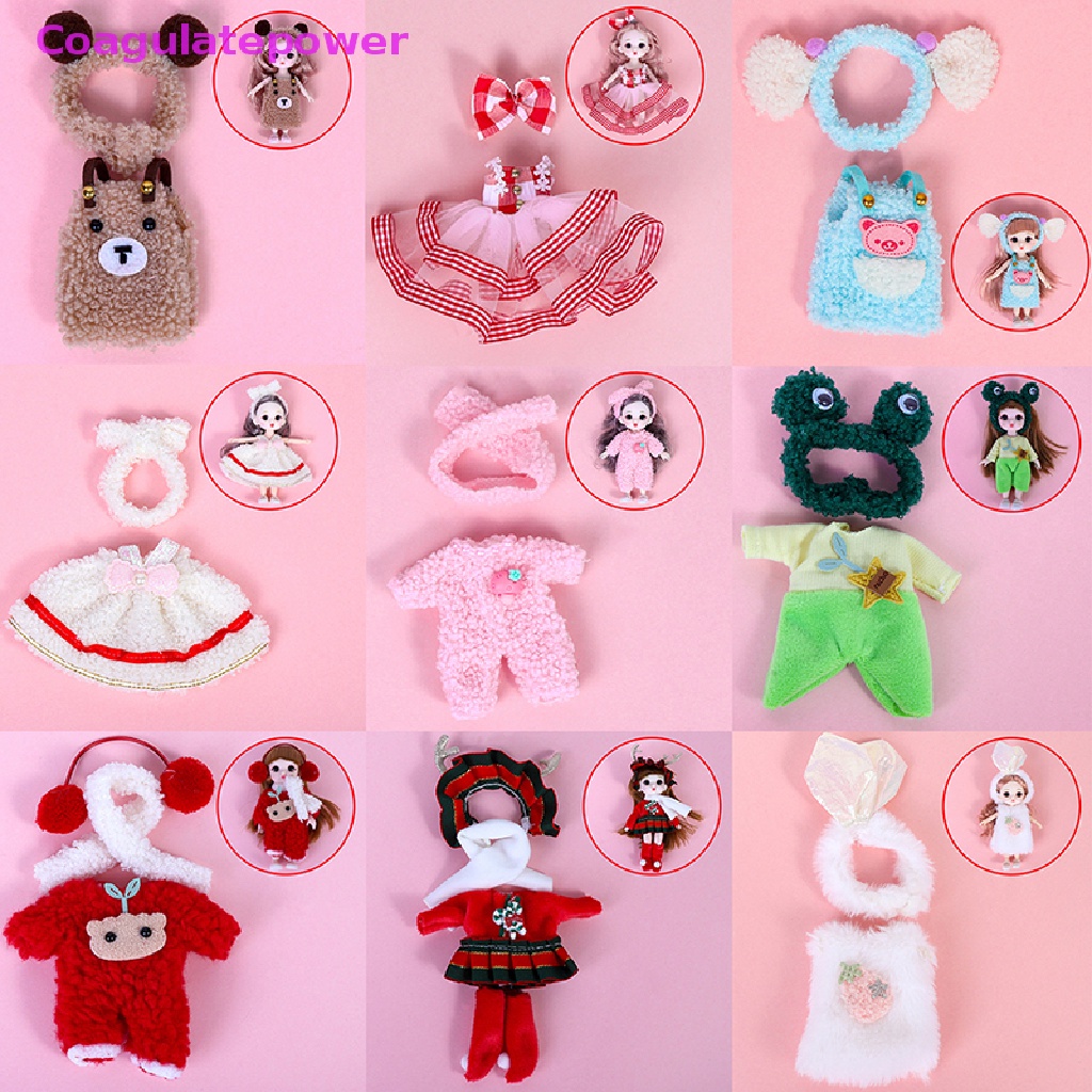 Đầm Đồ Chơi Búp Bê 16cm Xinh Xắn