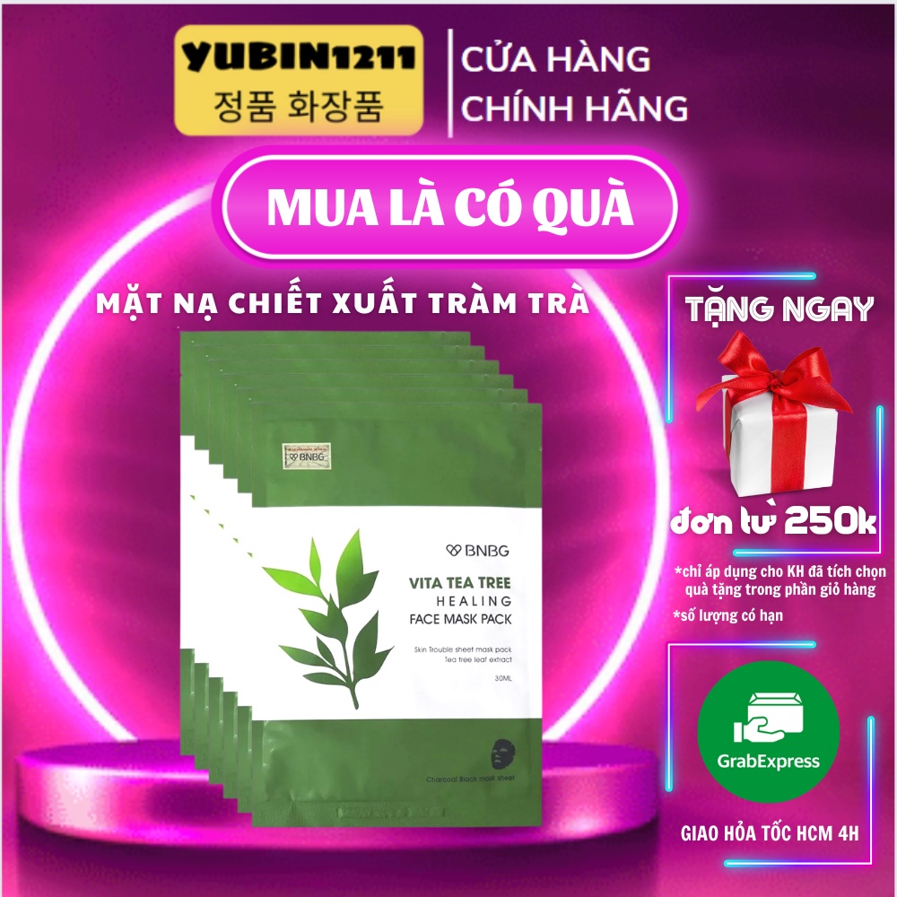 Mặt Nạ Tràm Trà Giảm Mụn BNBG Tea Tree 30ml