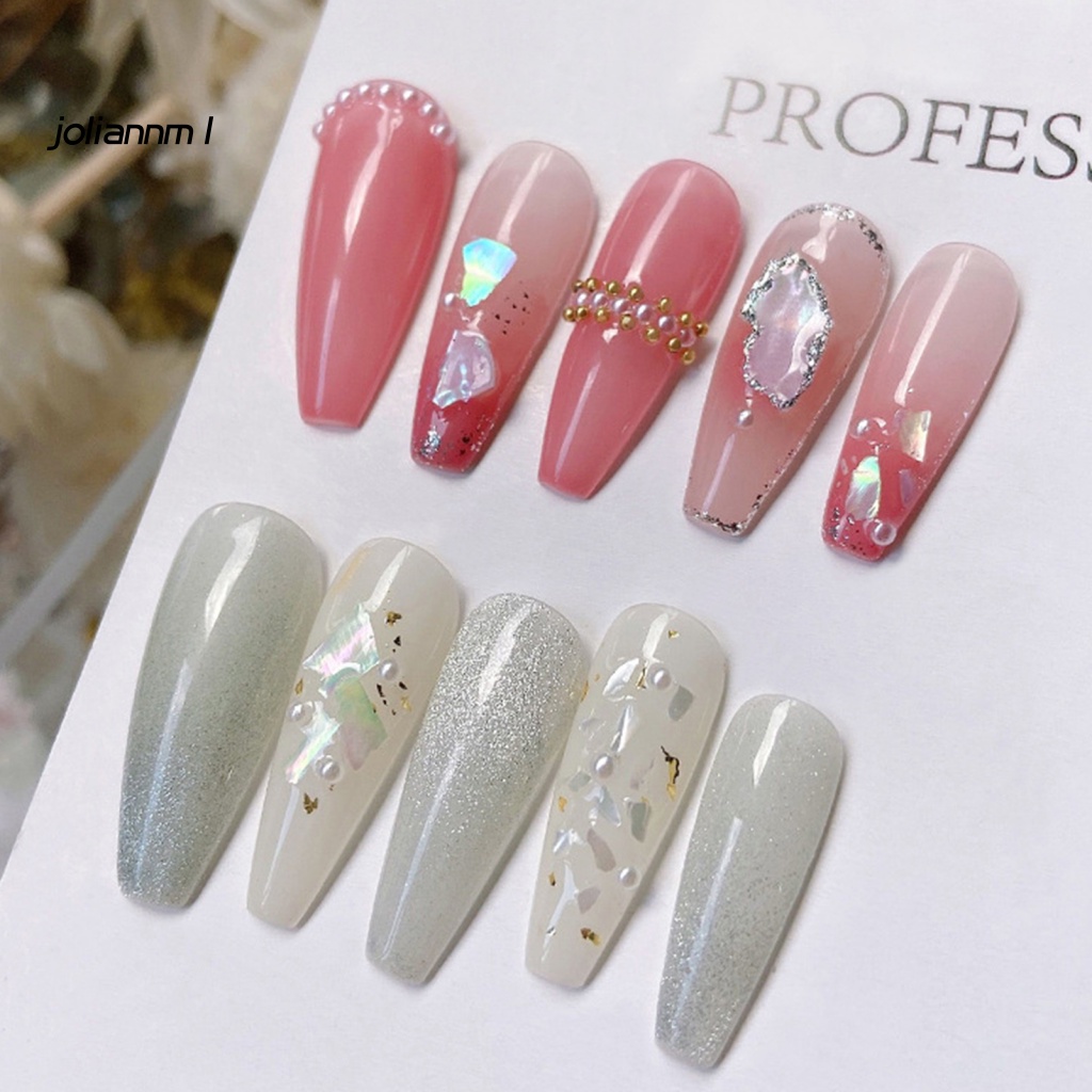 1 Hộp Vỏ Sò Kim Tuyến Trang Trí Móng Tay Tái Sử Dụng Được