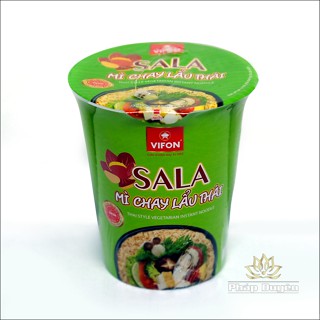  Thực phẩm chay - Mì Ly Lẩu Thái Sala Vifon Mì Chay Đóng Hộp - Thai Style Vegetarian Instant Noodle 