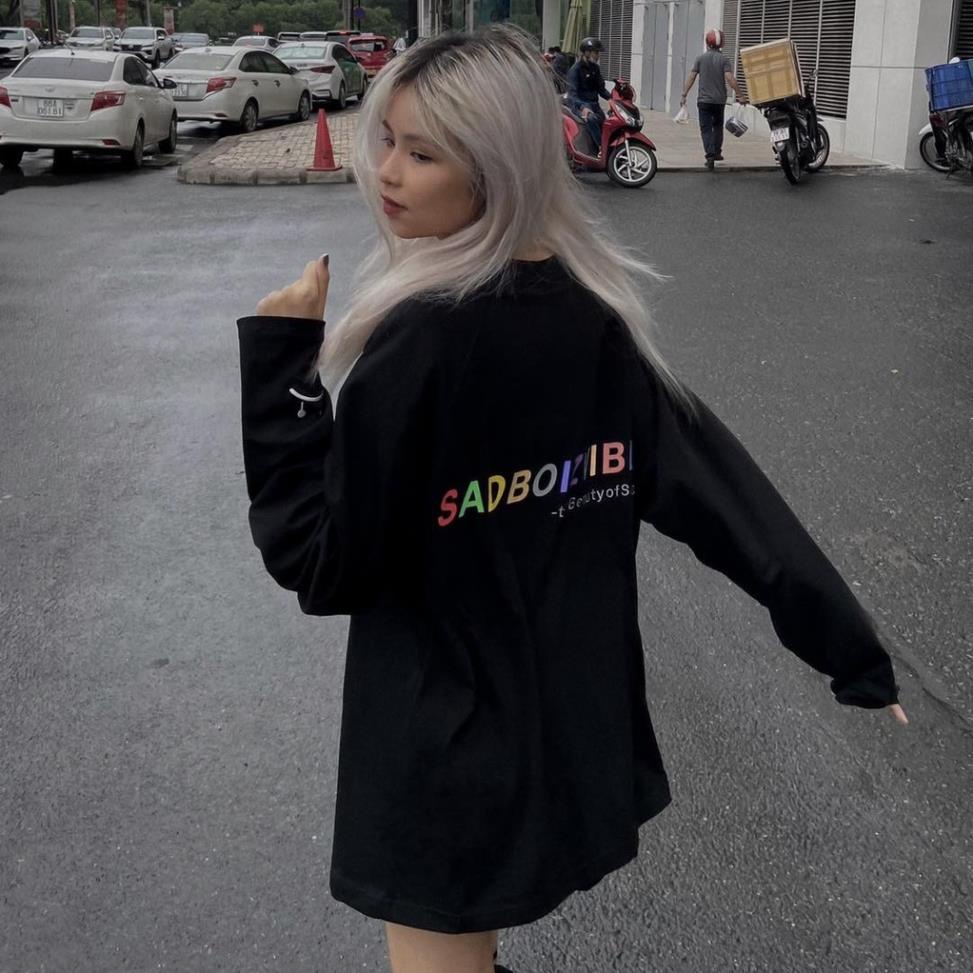 Áo sad boiz SADBOIZVIBES Áo thun tay dài sadboiz sad story full tag *