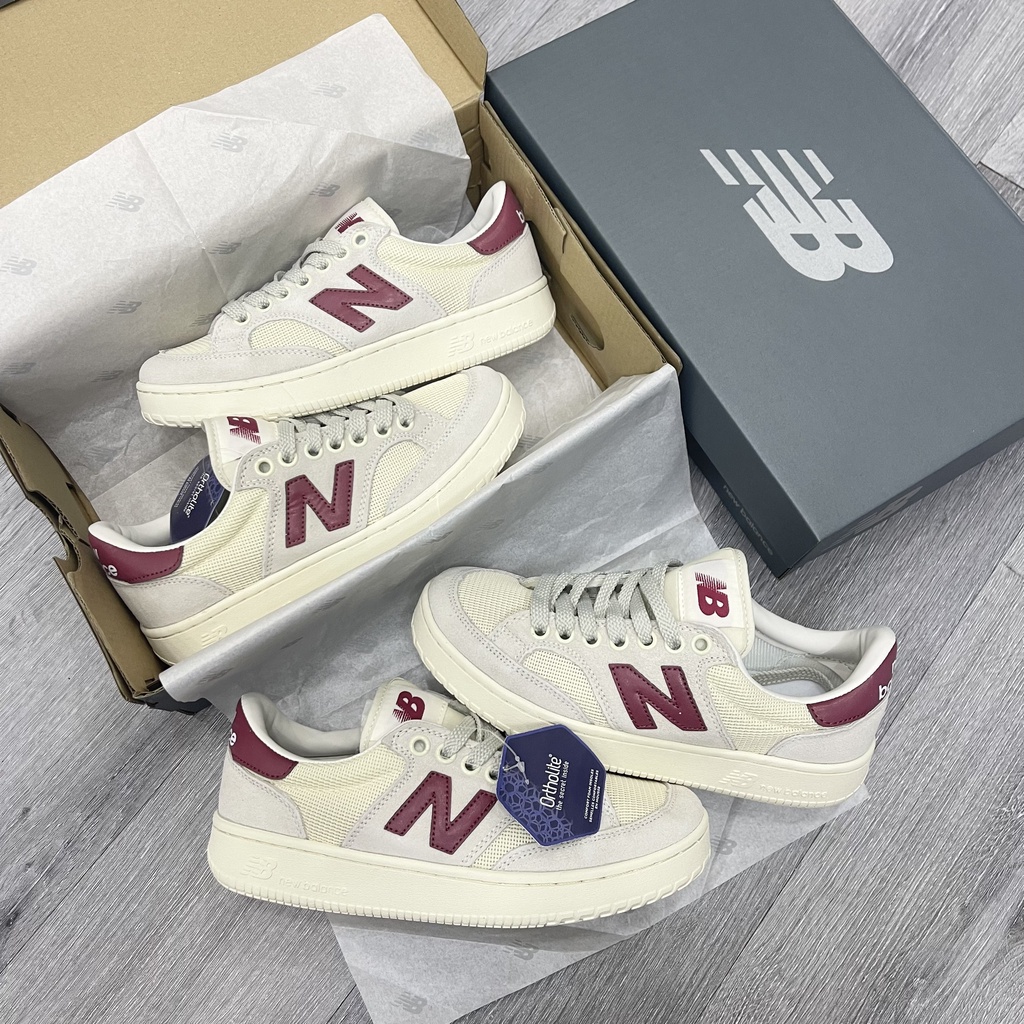 Giày Sneaker Thể Thao Nam Nữ New Balance NB CRT300 2.0 Màu Đỏ Mận