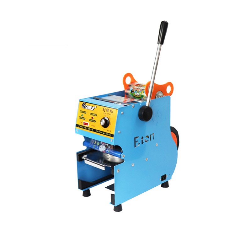 Máy dán ép dập đậy đóng nắp miệng ly cốc hộp Eton D7 , Ép ly trà sữa, nước ép, cafe, sinh tố, canh...