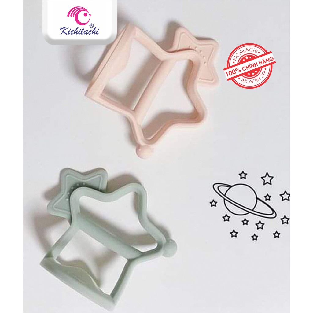 Gặm nướu kichi Silicone Star đeo tay chống rơi, ngậm nướu cho bé từ 0 - 3 tuổi