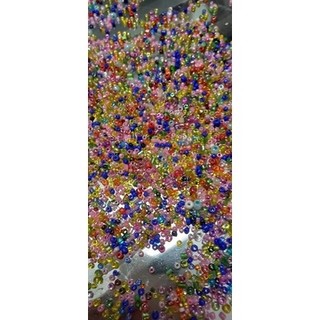 gói 100gam hạt cườm size 2-3.6mm