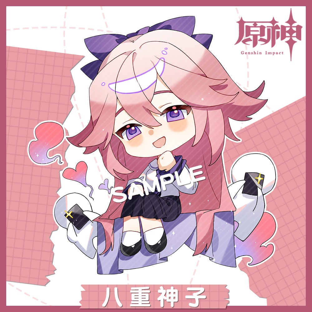 Móc Khóa Hai Mặt Bằng Acrylic Trong Suốt In Hình Anime Xiao Candace Nahida