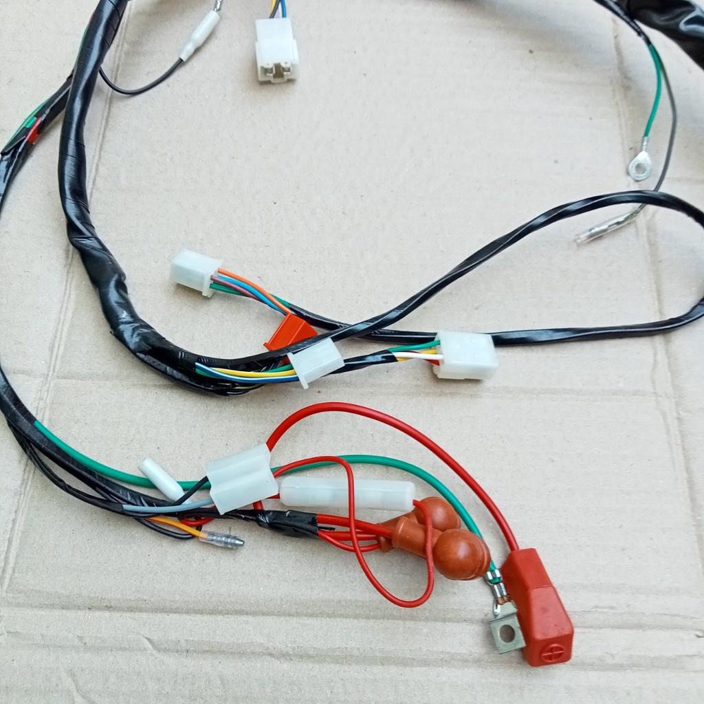 Bộ dây điện xe wave alpha,wave nhỏ,wave cũ hai bóng 100% dây đông