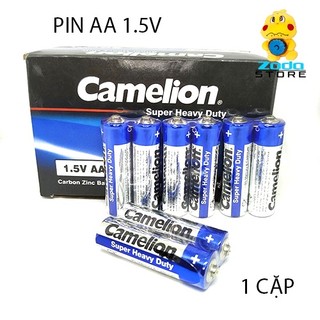 Pin tiểu AA 1.5V Camelion R6P UM3 Dùng cho đèn pin, đồng hồ treo trường, đồ chơi trẻ em, micro karaoke, chuột máy tính