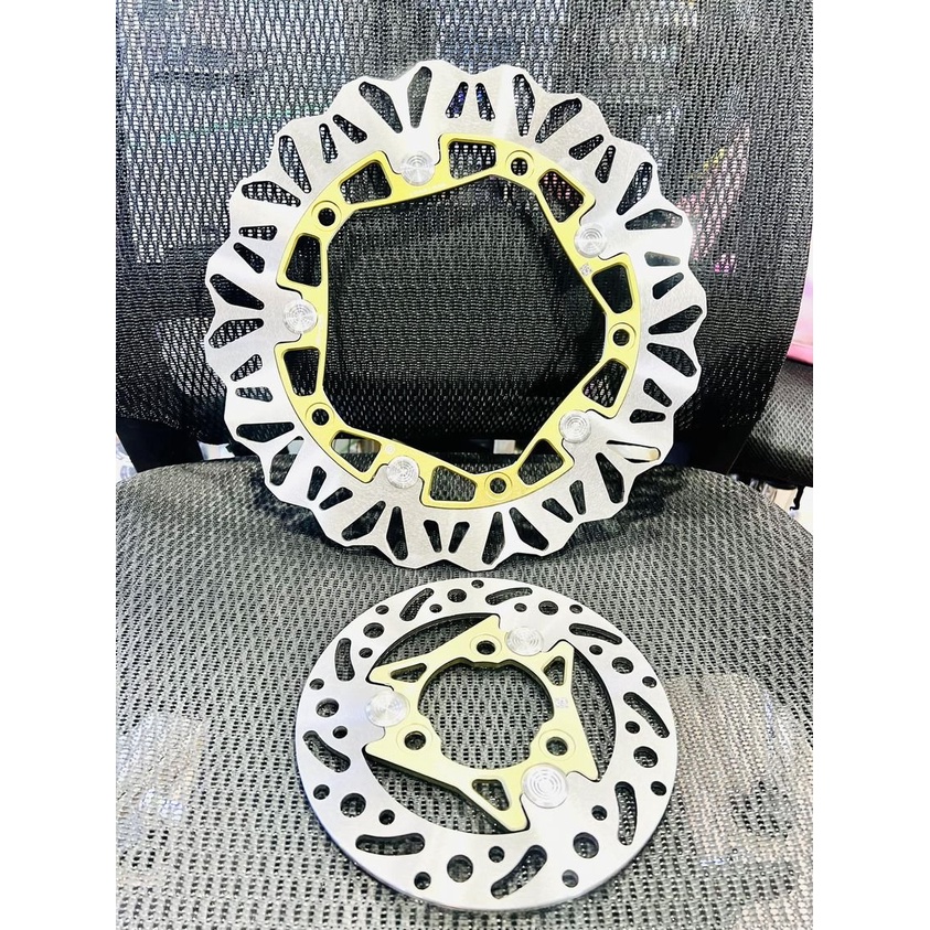 Đĩa Raider/Satria trước 320mm + Sau 220mm xài mâm zin theo xe