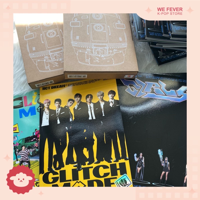 Hộp đựng thẻ đồ chơi bo góc | SMCU, GLITCH MODE, GIRLS - nghệ sỹ SM chính hãng | Sản xuất tại Hàn Quốc, NCT DREAM, AESPA